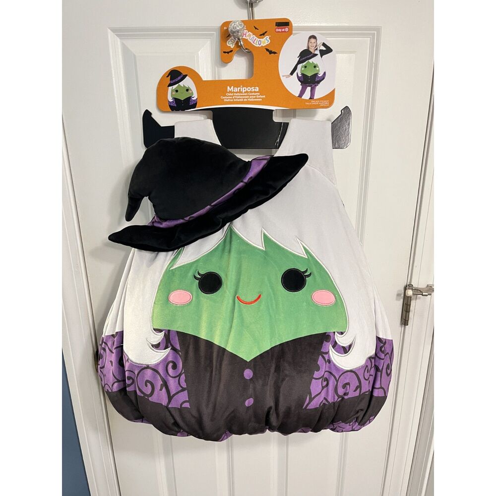 Squishmallows Mariposa The Witch Kids' Costume - NWT